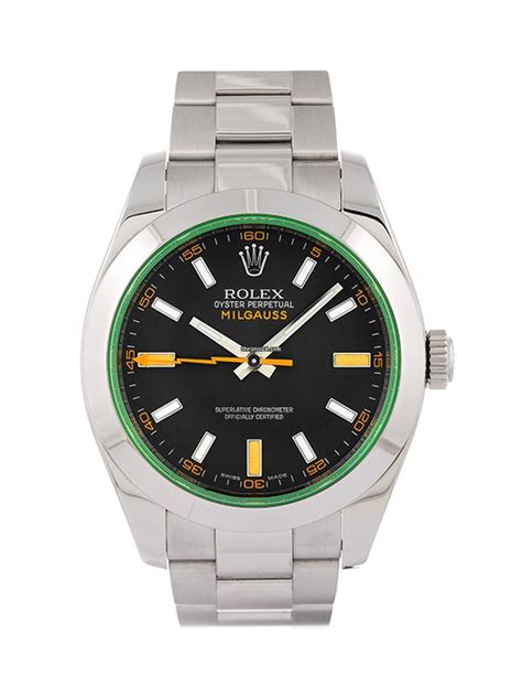 Rolex Milgauss 40MM IN ACCIAIO VETRO VERDE REF. 116400